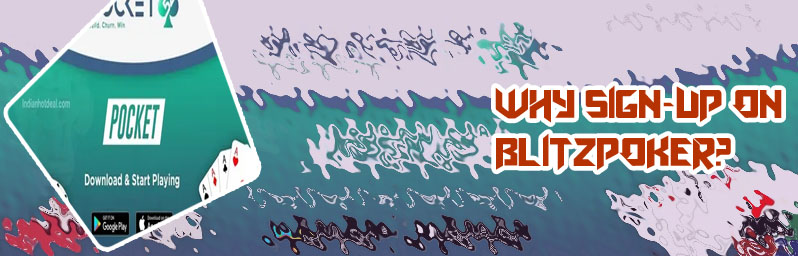 Blitz poker sign up code