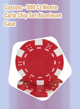 Brybelly white monte carlo poker chips