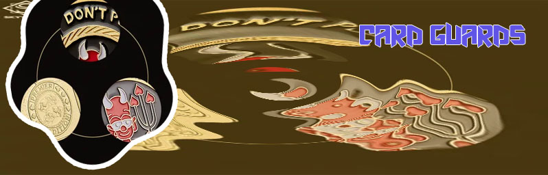 Poker chip card guard