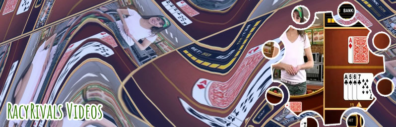 Racy rivals strip poker