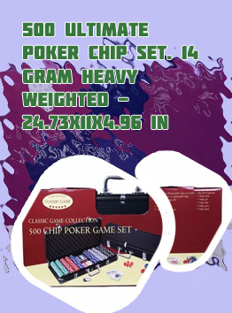 The ultimate poker game set